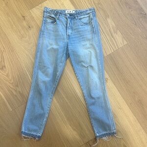 AMO Sky Blue Ankle Jeans
